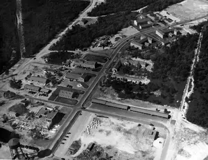 Aerial View Looking North From Hangar Area September 24, 1942
