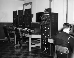 Equipment in Main Radio Room in Transmitter Building November 11, 1944