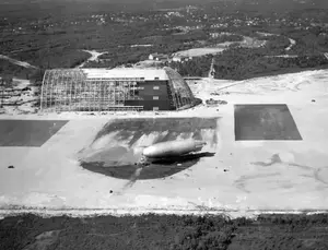 Landing Area Blimp And Hangar 1 Looking North September 24 1942