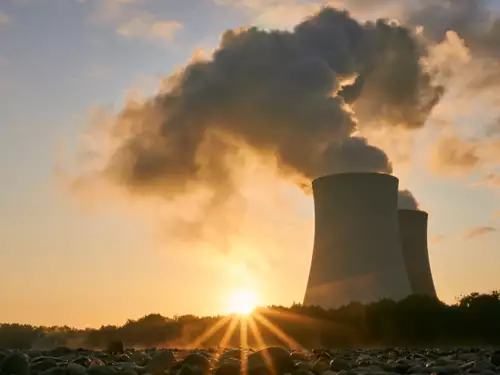 Nuclear power cooling tower