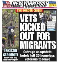 New York Post front page