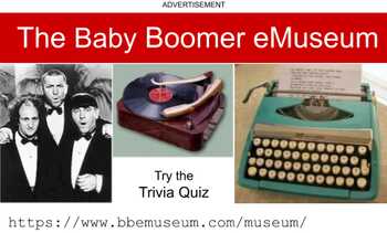 Baby Boomer eMuseum advertisement