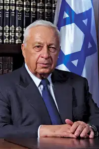 Ariel Sharon in 2001