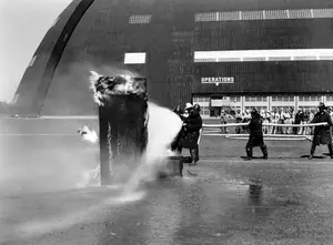 Fire drill August 8, 1944