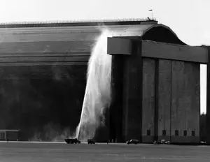 Fire Fighting Test Hangar 2 February 25, 1944