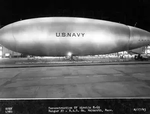 K-69 being rebuilt in Hangar 2 August 27, 1943