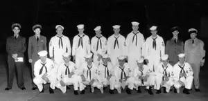 Presentation_Of_GC_Medals_And_Aircrew ings to HEDRON personnel June 24, 1944