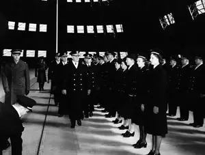 RADM Robert A Theobald 1st Anniversary Inspection March 1, 1943