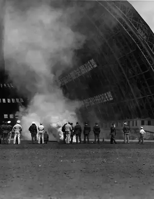 Smoke marker demonstration May 14, 1945