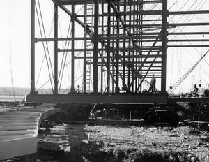 Storm Damage To Hangar 1 Traveler July 6 1942