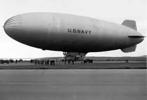 ZP-11 K-Ship at Bar Harbor June 9, 1943