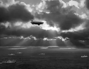 ZP-11 K-Ship escorting convoy January 3, 1944