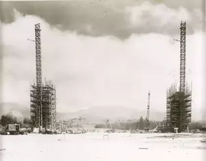 Setting forms for door pockets June 7, 1943