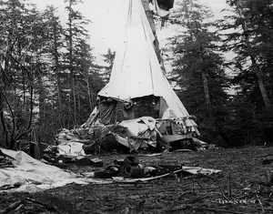 K-39 wreckage January 7, 1944