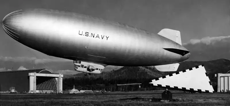 K-ship of USN Airship Squadron 33 at Tillamook, Oregon