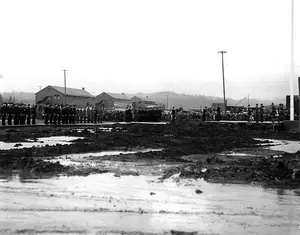 Ceremony at NAS Tillamook on December 7, 1942