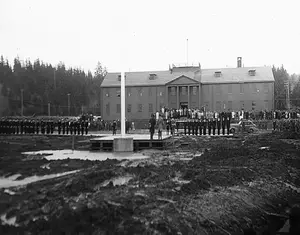 Ceremony at NAS Tillamook on December 7, 1942