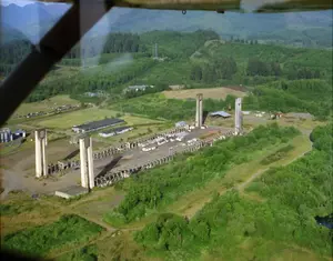 Remains of Hanger A today