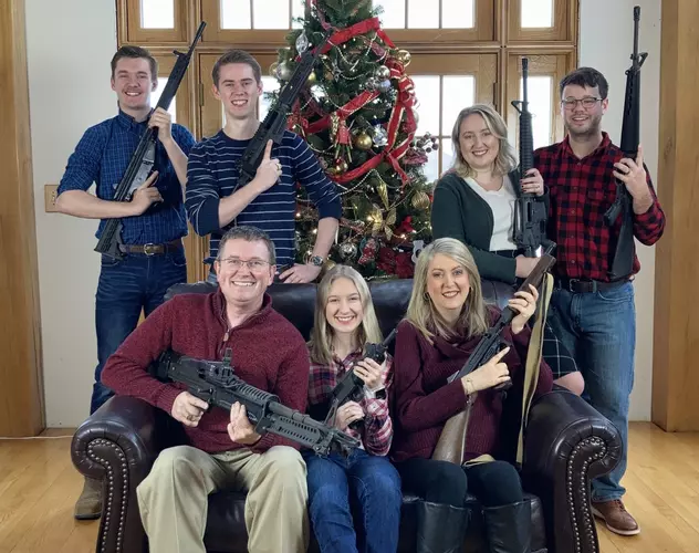 Thomas Massie and family