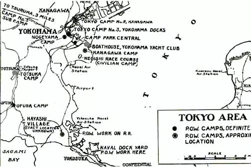 Camp location map.